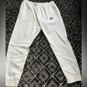 White Nike sweats size XL